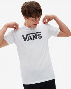 Pánské tričko s krátkým rukávem Vans MN VANS CLASSIC WHITE/BLACK