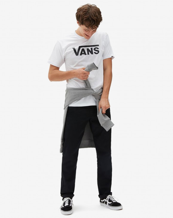detail Pánské tričko s krátkým rukávem Vans MN VANS CLASSIC White/Black
