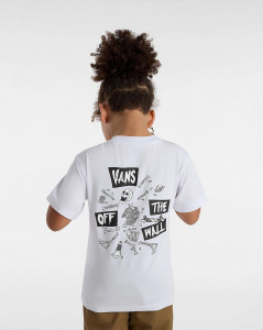 Dětské tričko s krátkým rukávem Vans BY SKELETON SS White