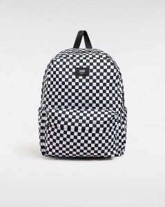 Batoh Vans UA Old Skool Check Backpac Black/White