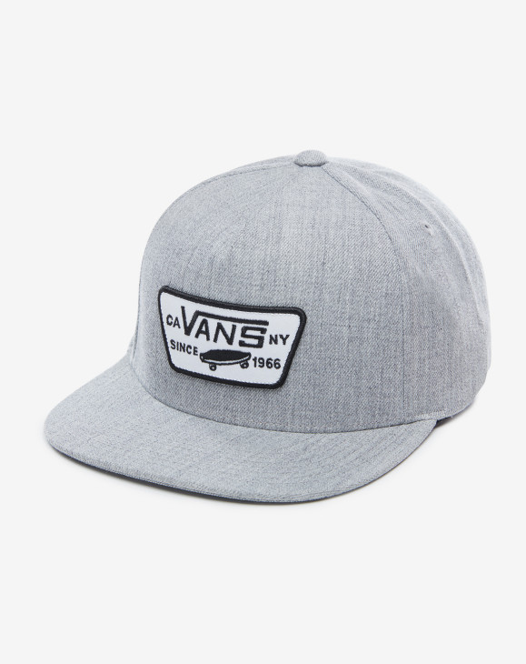 detail Pánská kšiltovka Vans MN FULL PATCH SNAPBA Heather Grey