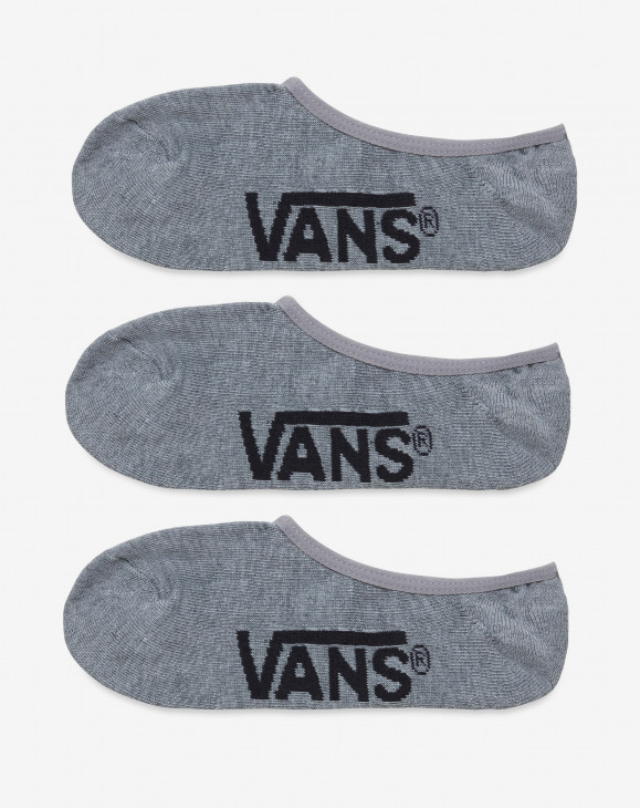 detail Pánské ponožky Vans MN CLASSIC SUPER NO SHOW (9.5-13, 3PK) HEATHER GREY