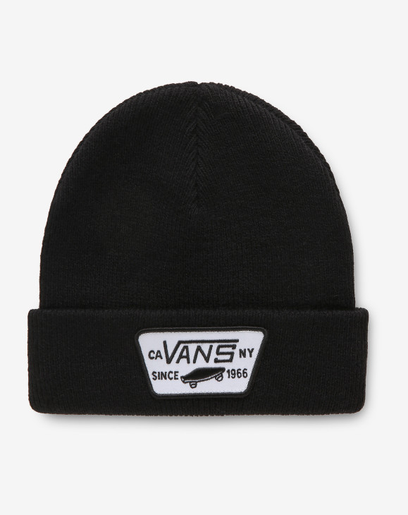 detail Dětská čepice Vans MILFORD BEANIE Black