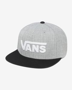 Pánská kšiltovka Vans MN DROP V II SNAPBAC Heather Grey/Bl