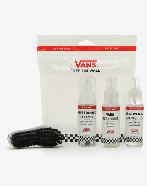 detail Cestovní sada na čištění obuvi Mn Vans Shoe Care Tr White