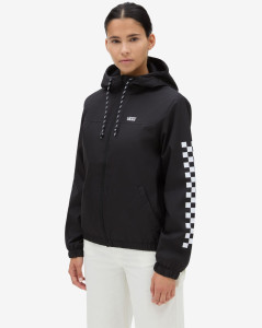 Dámská bunda Vans WM KASTLE CHECK ME JACKET BLACK-WHITE