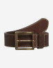 náhled Pánský pásek Wrangler STITCHED BELT BROWN