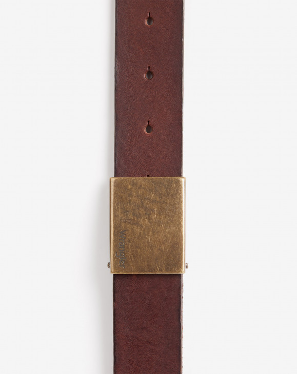 detail Pánský pásek Wrangler PLATE BUCKLE BELT BROWN