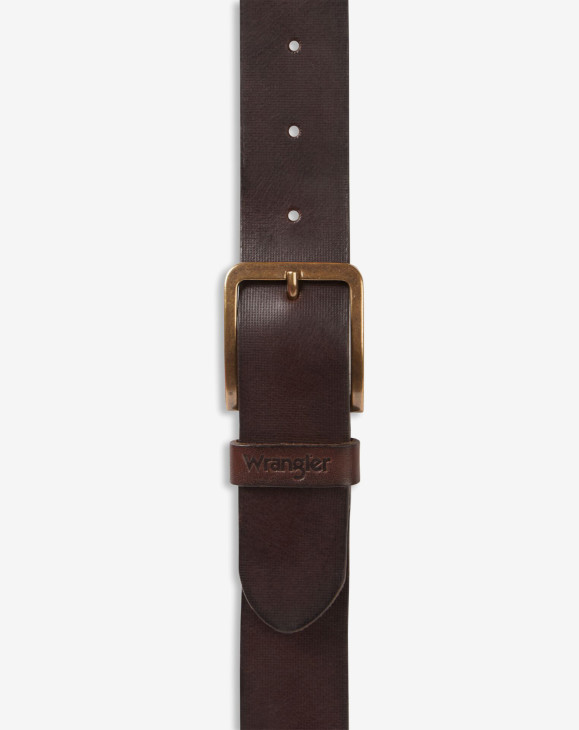 detail STRUCTURED BELT BROWN