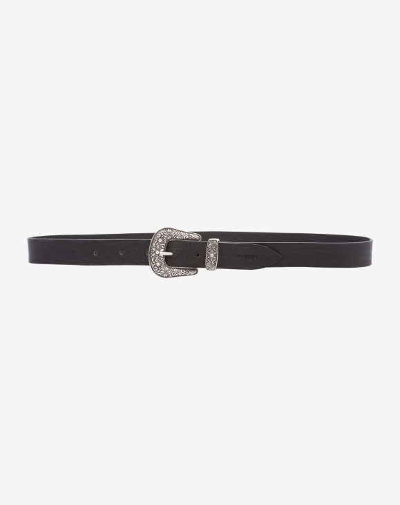 detail Dámský pásek Wrangler FLORAL WESTERN BELT BLACK