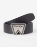 náhled Pánský pásek Wrangler FESTIVAL LOGO BELT BLACK