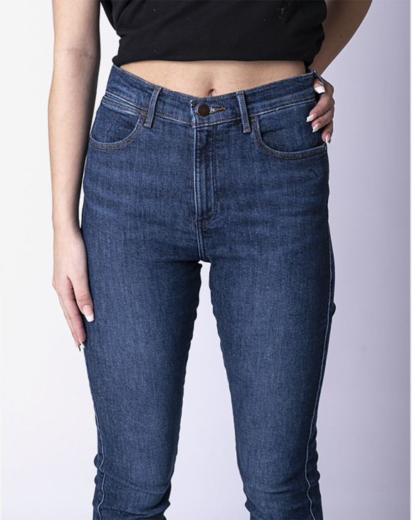 detail Dámské džíny Wrangler HIGH RISE SKINNY GOOD NEWS