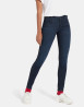 náhled Dámské džíny Wrangler SKINNY TAINTED BLUE tmavě modré