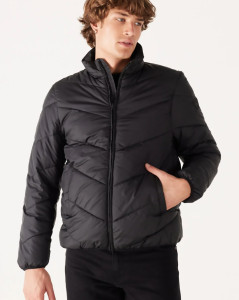 Pánská zimní bunda Wrangler PUFFER JACKET BLACK