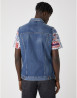 náhled DENIM VEST DE-LITE BLUE