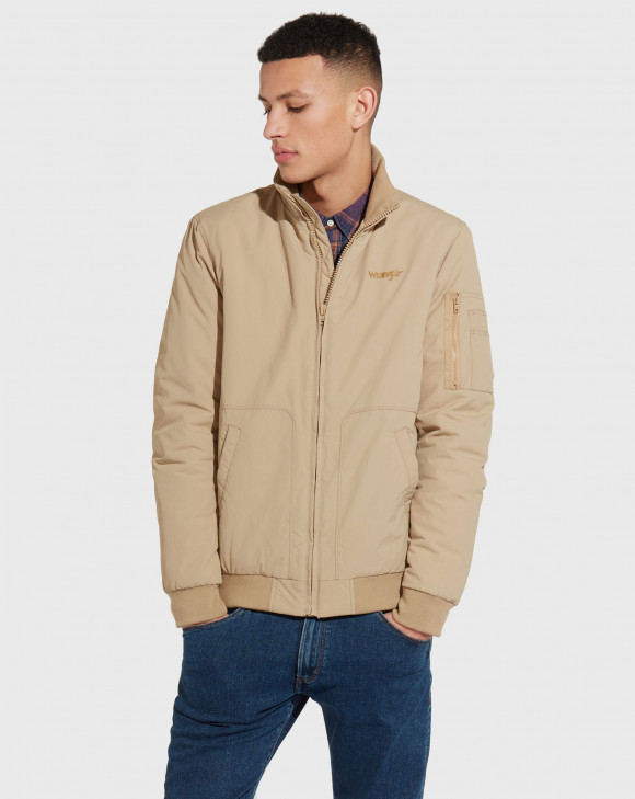 detail CLASSIC BOMBER CLAY BEIGE