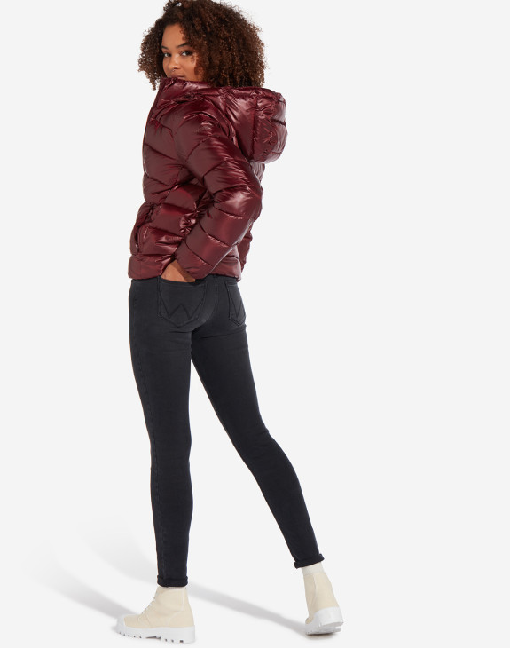 detail SHORT PUFFER TAWNY PORT