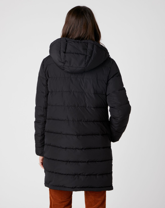 detail LONG PUFFER BLACK