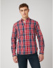 náhled Pánská košile Wrangler LS 1PKT SHIRT CHINESE RED červená