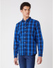 náhled Pánská košile Wrangler LS 1PKT SHIRT VICTORIA BLUE