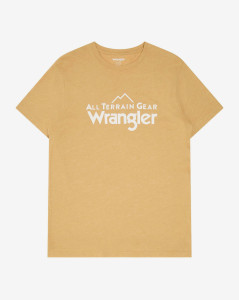 Dámské tričko s krátkým rukávem Wrangler LOGO TEE ANTELOPE