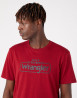 náhled Pánské tričko s krátkým rukávem Wrangler WRANGLER TEE RHUBARB RED