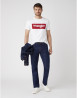 náhled Pánské tričko s krátkým rukávem Wrangler SS BOX LOGO TEE WHITE