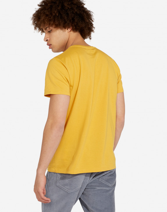detail SS LOGO TEE MINERAL YELLOW
