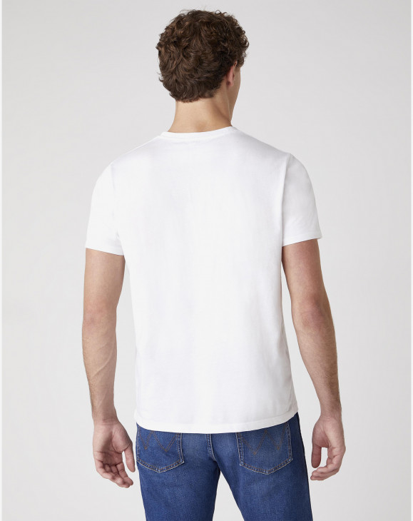 detail Pánské tričko s krátkým rukávem Wrangler SS 2 PACK TEE WHITE
