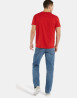 náhled Pánské tričko s krátkým rukávem Wrangler SS SIGN OFF TEE SCARLET RED