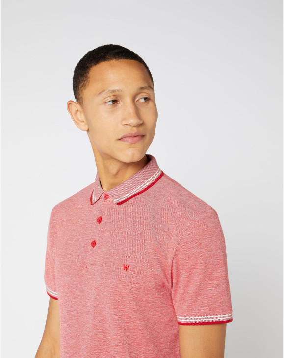 detail SS REFINED POLO FORMULA RED