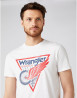 náhled Pánské tričko s krátkým rukávem Wrangler AMERICANA TEE WHITE bílé