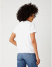náhled Dámské tričko s krátkým rukávem Wrangler REGULAR TEE WHITE bílé