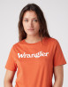 náhled Dámské tričko s krátkým rukávem Wrangler REGULAR TEE GINGER SPICE