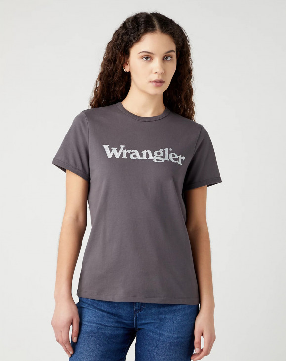 detail Dámské tričko s krátkým rukávem Wrangler REGULAR TEE MAGNET