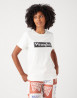náhled Dámské tričko s krátkým rukávem Wrangler REGULAR TEE WORN IN WHITE