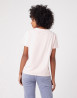 náhled Dámské tričko s krátkým rukávem Wrangler SIGN OFF VNECK TEE CHALK PINK