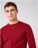 náhled Pánský svetr Wrangler CREW KNIT BIKING RED červený