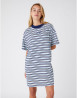 náhled Dámské šaty Wrangler SLIM TEE DRESS MEDIEVAL BLUE