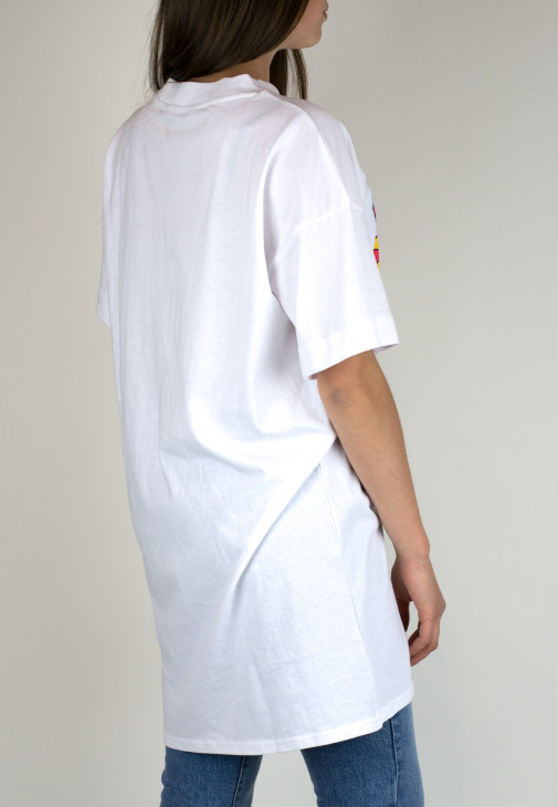 detail TEE DRESS WHITE