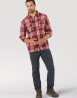 náhled Pánská košile Wrangler LS RECYCL FLANNEL SH DARK RED