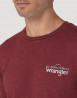 náhled Pánské tričko s krátkým rukávem Wrangler LOGO TEE BURGUNDY