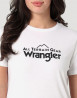 náhled Dámské tričko s krátkým rukávem Wrangler LOGO TEE MARSHMALLOW